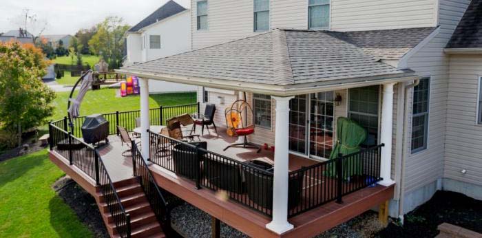 Hip Porch roof