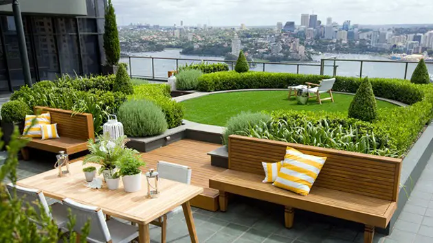 patio garden roof