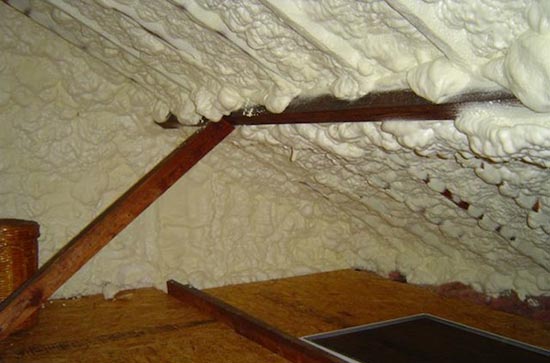 spray foam insulation