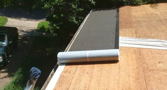 felting shed roof