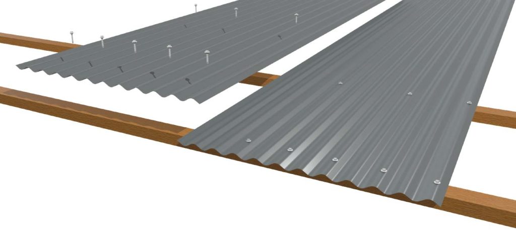 Installing Metal Roof Sheets, Building Materials - Metal Roofing ...