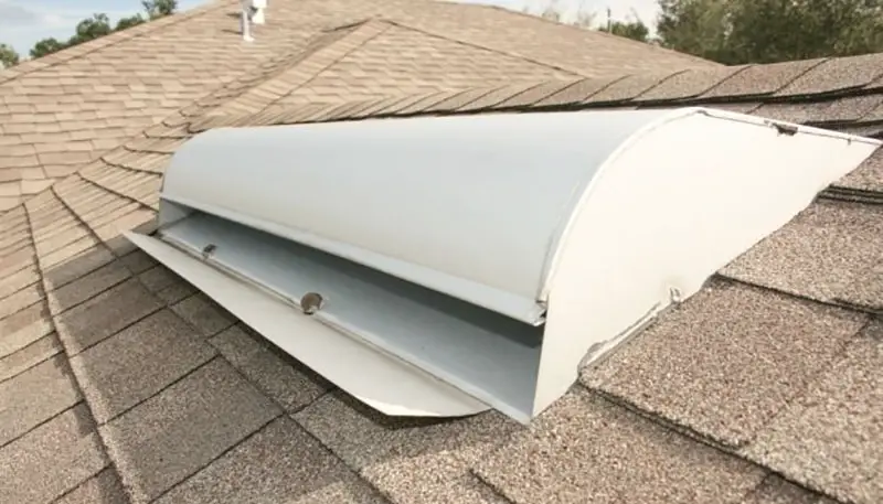 Off Ridge Roof Vent