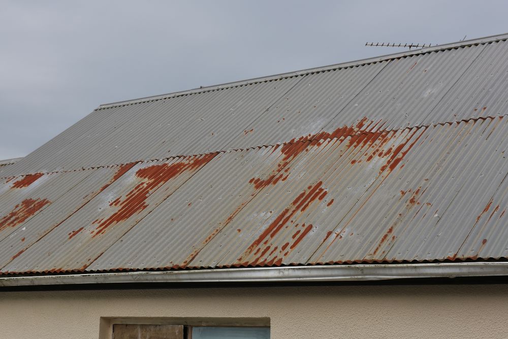 rusty roof